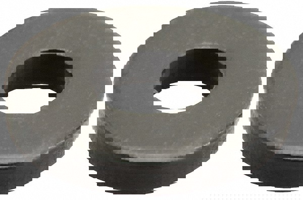 M6 Screw Standard Flat Washer: Case Hardened Steel, Black Oxide Finish